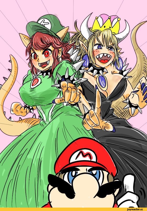 ,Bowsette,Super Crown,Mario,Игры,Bowsette (Mario),Mario(Mario),Odyssey Bowsette,sisookurenkyu,Mario (Mario)