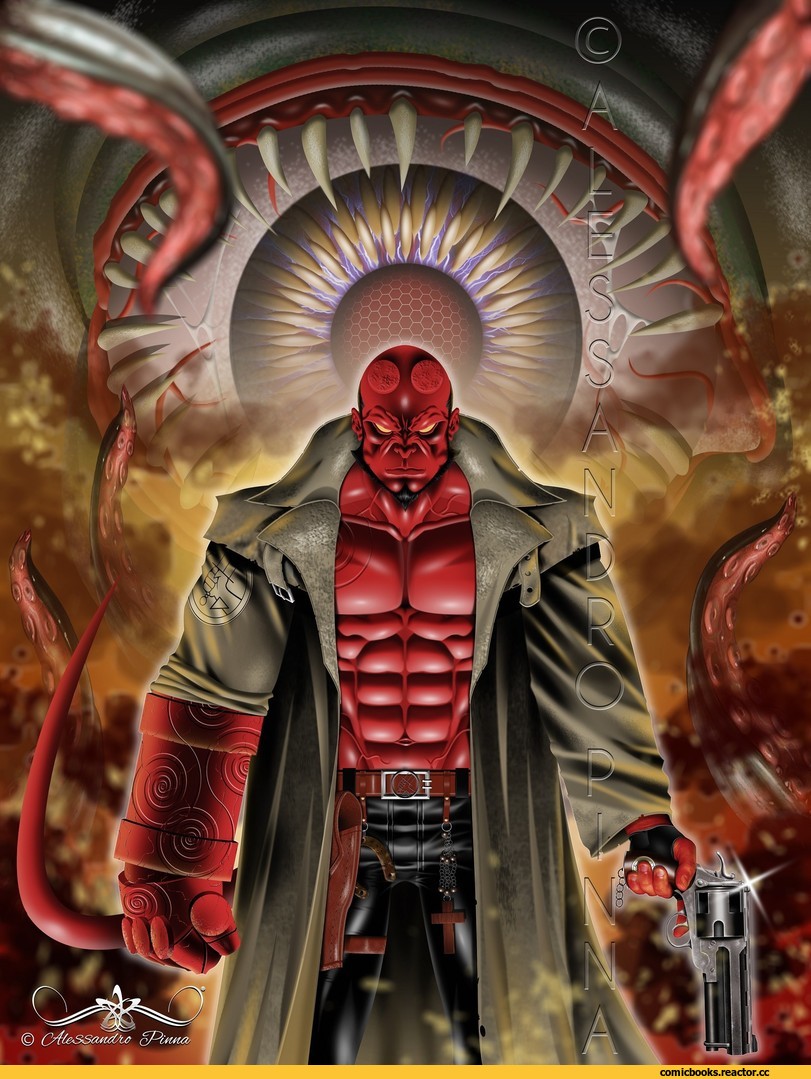 ,Hellboy,Хэллбой,Comic Books,Комиксы, графические новеллы, романы,фэндомы,ALESSANDRO PINNA