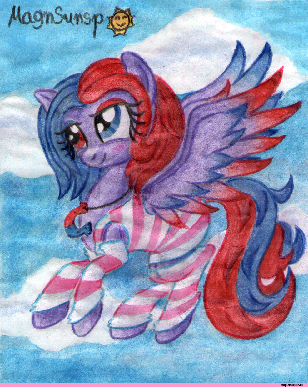 Притягательная пони / my little pony :: фэндомы :: mlp OC :: mlp art :: сделай  сам mlp :: mlp traditional art :: mlp носочки - JoyReactor