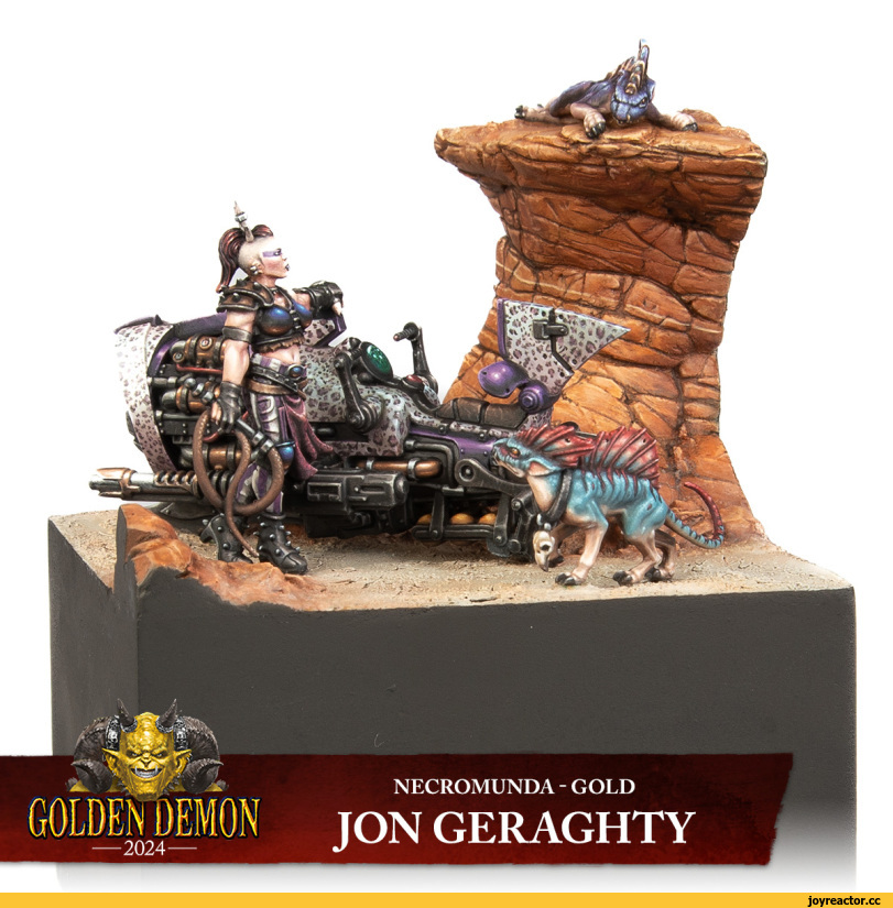 ﻿GOLDENDEMON
—2024—
NECROMUNDA - GOLD
JON GERAGHTY,длиннопост,Miniatures (Wh 40000),Warhammer 40000,wh40k, warhammer 40k, ваха, сорокотысячник,фэндомы,Miniatures (AoS),Age of Sigmar,Warhammer Fantasy,Warhammer FB,Miniatures (Wh FB),Miniatures (Wh 30000),games workshop,warhammer,Игры,golden demon